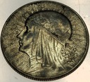 5 zł złotych 1933 Głowa kobiety Polonia SREBRO