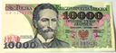 1988 10000 zł złotych Wyspiański, seria DR