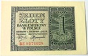 1941 1 zł Jeden Złoty, seria BE