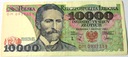 1988 10000 zł złotych Wyspiański, seria DM