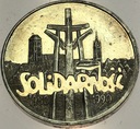 100000 zł złotych 1990 Solidarność TYP A SREBRO