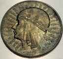 5 zł złotych 1934 Głowa kobiety Polonia SREBRO