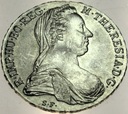Austria talar Teresy 1780 Maria Teresa SREBRO
