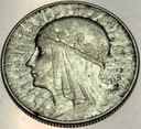 5 zł złotych 1933 Głowa kobiety Polonia SREBRO