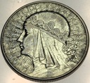 10 zł złotych 1932 Głowa kobiety Polonia SREBRO