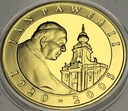 10 zł złotych 2005 Jan Paweł II SREBRO plater AU