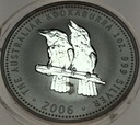 Australia 1 Dolar 2006 Kookaburra SREBRO UNCJA