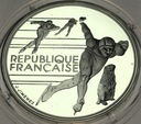 Francja 100 franków 1990 Albertville 1992 SREBRO