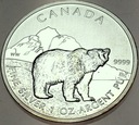 Kanada 1 dolar 2011 Niedźwiedź polarny SREBRO uncja (2)