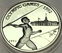 Samoa 10 tala 1991 Barcelona oszczep SREBRO
