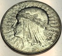 10 zł złotych 1932 Głowa kobiety Polonia SREBRO
