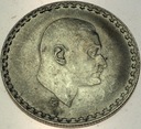 Egipt 25 piastrów quirsh 1970 Naser SREBRO