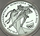 10 zł złotych 2010 Vancouver SREBRO