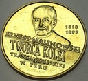 2 zł złote 1999 Ernest Malinowski Peru