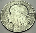 5 zł złotych 1933 Głowa kobiety Polonia SREBRO