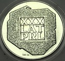 200 zł złotych 1974 XXX lat PRL SREBRO