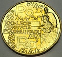 2 zł złote 1998 Skłodowska Polon i rad
