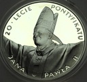 10 zł złotych 1998 Jan Paweł II 20-lecie pontyfikatu