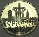 100000 zł złotych 1990 Solidarność TYP A SREBRO