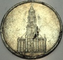 Niemcy 5 Marek Mark 1935 Wieża Kościół SREBRO