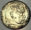 Niemcy 5 Marek, Mark 1935, Hindenburg, SREBRO