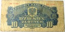 1944 10 zł złotych Obowiązkowe, seria Dd