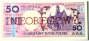 NIEOBIEGOWY 50 zł złotych 1990 WROCŁAW