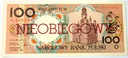 NIEOBIEGOWY 100 zł złotych 1990 POZNAŃ