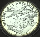 10 zł złotych 2009 Wieluń 1 Września 1939 SREBRO