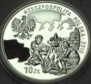 10 zł złotych 2010 Harcerstwo SREBRO