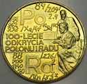 2 zł złote 1998 Skłodowska Polon i rad