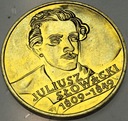 2 zł złote 1999 Juliusz Słowacki
