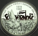 10 zł złotych 2009 Solidarność Jan Paweł II SREBRO