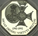 50000 zł złotych 1992 Virtuti Militari 200 lat