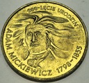 2 zł złote 1998 Adam Mickiewicz