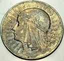 5 zł złotych 1933 Głowa kobiety Polonia SREBRO