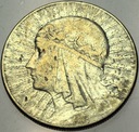 10 zł złotych 1932 Głowa kobiety Polonia SREBRO