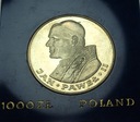 1000 zł złotych 1982 Jan Paweł II SREBRO