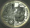 200000 zł złotych 1992 Odkrycie Ameryki 500-lat