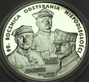 20 zł złotych 2008 Niepodległość 90 rocznica SREBRO