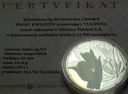 Świat Kwiatów Tulipan SREBRO