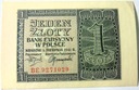 1941 1 zł Jeden Złoty, seria BE