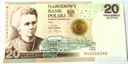 2011 20 zł złotych Maria Skłodowska-Curie