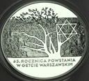 20 zł złotych 2008 Powstanie Getto Warszawskie