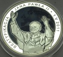 20 zł złotych 2011 Beatyfikacja Jana Pawła II