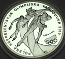 10 zł złotych 2010 Vancouver SREBRO