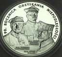 20 zł złotych 2008 Niepodległość 90 rocznica SREBRO