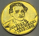 2 zł złote 1999 Juliusz Słowacki