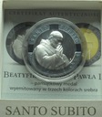 Medal Jan Paweł II Santo Subito SREBRO