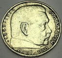 Niemcy 2 Marki 1938 Hindenburg SREBRO